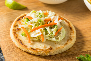 Homemade Salvadoran Corn Pupusas