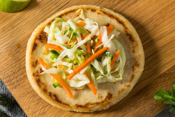 Homemade Salvadoran Corn Pupusas