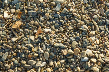 pebbles on the beach