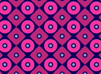 art illustration design abstract background flat colorful seamless pattern concept of circle square