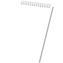 3d rendering illustration of a blank notebook