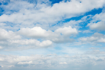 Naklejka na ściany i meble Blue sky and clouds for background