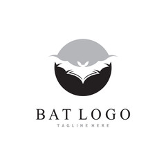 Obraz premium bat vector icon logo template