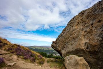 Fototapeta premium The Cow and Calf Ilkley Moor Yorkshire