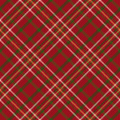 Tartan pattern,Scottish traditional fabric seamless, green and red background.