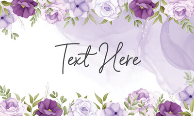 beautiful purple flower background