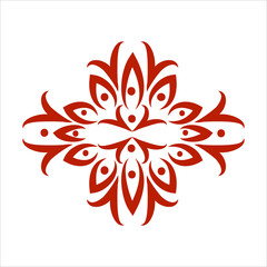 art illustration background abstract of floral seamless pattern with flowers