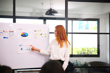 Diverse team of people meeting to discuss business growth