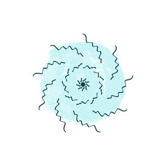 Delicate mint-peach. Colorful abstract gradient consisting of rectangles. Spectral dynamic background of square shape. Geometric collection. Vector.