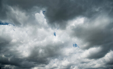 Overcast sky with dark clouds