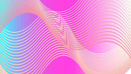 art illustration design abstract 3d background colorful seamless pattern concept of wave landscape horizontal