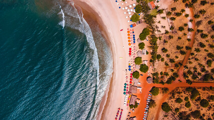 Praia Tropical Brasil Nordeste Paradisíaco Paraíso São Miguel do Gostoso Rio Grande do Norte...