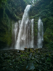 Fototapeta na wymiar Waterfalls Tiu Kellep Lombok