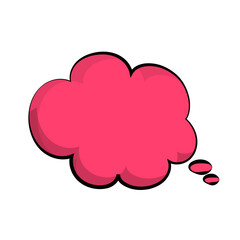 cartoon shape bubble