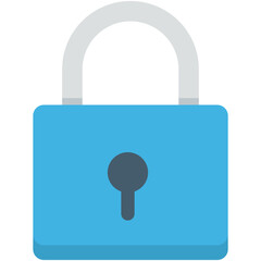 Lock Colored Vector Icon