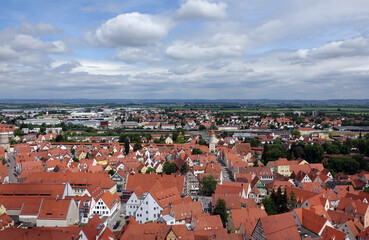 Blick vom Daniel in Noerdlingen