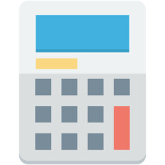 Calculator Colored Vector Icon