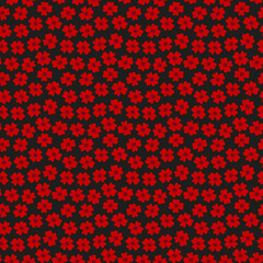 Seamless texture with cute little flowers, vector. Perfect for fashion prints, surface design, wrappig paper and more