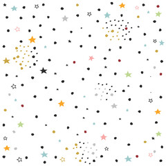 Seamless star pattern.Vector illustration - 535305642