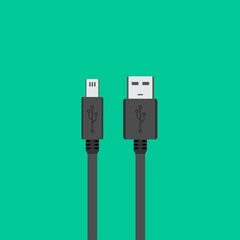 smartphone charger cable jpeg image design. network cable can select to use in solution management system. jpg illustration

