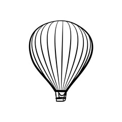 Obraz premium hot air balloon - vector illustration