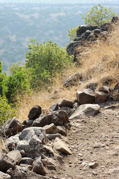 Stream and pond Meshushim in Israel