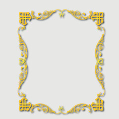 Frame, in the style of an ornament, Vector illustration eps 10, Art.