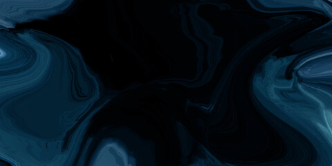 Hand painted background with mixed liquid blue abstract fluid acrylic painting. Marble rock texture blue ink pattern liquid swirl paint white dark that is Illustration background