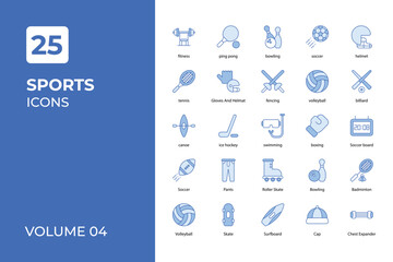 Sports icons collection.