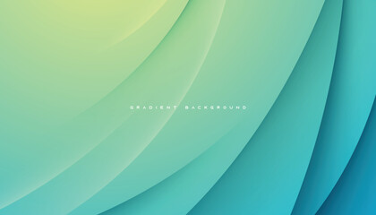 Abstract blue and yellow gradient background light and shadow effect
