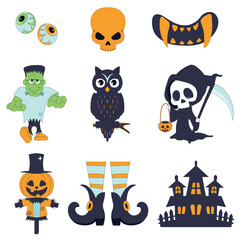 Icon Halloween vector element Pack