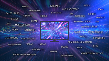 TV research and video audience measurement technical terms terminology background