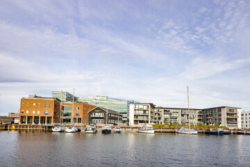 Residential construction in Odense's old harbor area,Denmark,Scandinavia,Europe