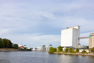  Residential construction in Odense's old harbor area,Denmark,Scandinavia,Europe