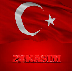 Turkish Flag, Teachers' Day - Turkey