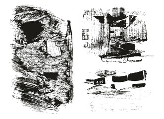 Ripped & Torn Paper Background Mix Grunge Punk Style High Detail Abstract Vector Background Mix Set 