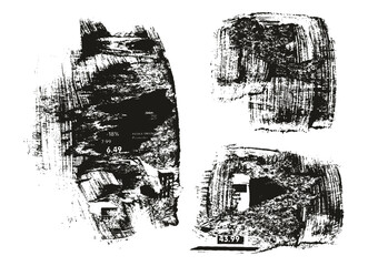 Ripped & Torn Paper Background Mix Grunge Punk Style High Detail Abstract Vector Background Mix Set 