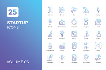 Startup icons collection.