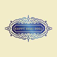 Simple Greeting Card Bhai Dooj 