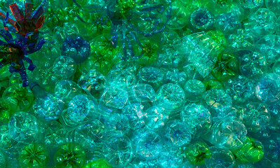 plastic bottle recycled for reuse