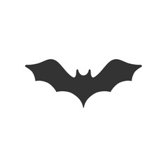 Fototapeta premium Halloween bat silhouette. Vector illustration