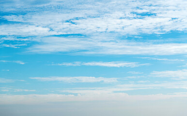 Blue sky with white clouds