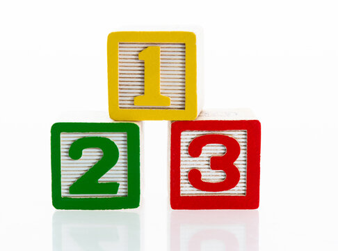 123 Blocks Clipart Black And White