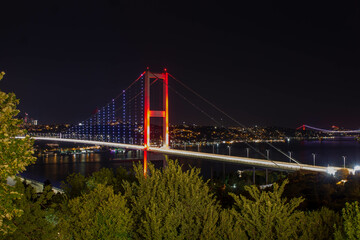 bridge at night