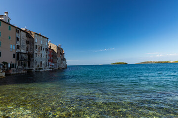 adriatic sea and downtown Rovinj