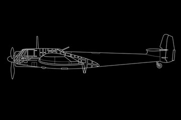Avi&oacute;n de observaci&oacute;n de h&eacute;lice BV 141