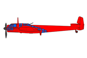 Avión de observación de hélice