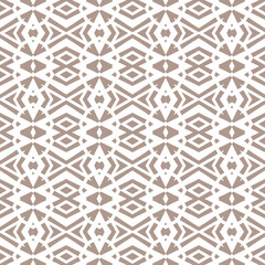 Geometric pattern. Seamless vector background. Ethnic graphic design.