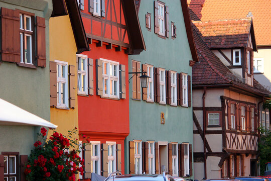 Germany, Bavaria, europe, scenic view on old bavarian town - Dinkelsbuhl   ..exclusive - this image sell only on adobe Stock	