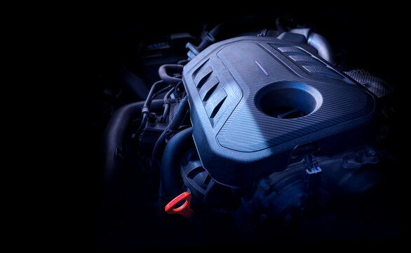 Modern combustion Car Engine